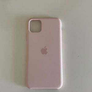 IPhone 11 pro max pink sand Silicone case